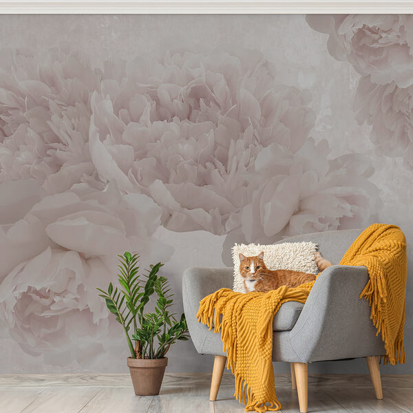 Wall mural Wall mural Soft petals in gentle pastel hues (SKU: u74487)