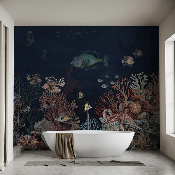 Wall mural Wall mural Turtle swimming in the water (SKU: u94467)