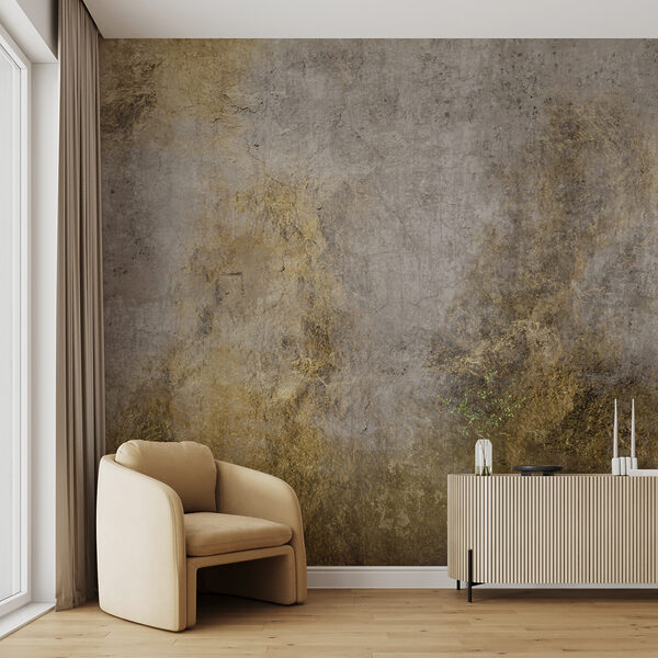 Textured wall with earthy tones Wall mural Textured wall with earthy tones