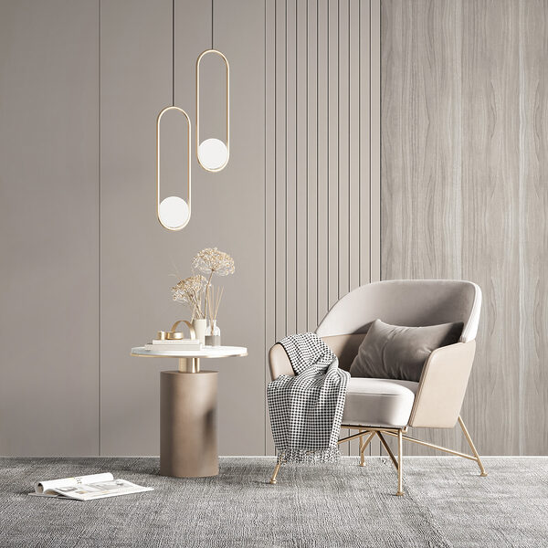 Wall mural Sleek panel textures and lines