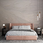 Wall murals White surface with swirls