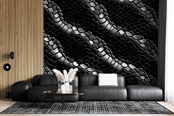 Intricate pattern of textured surfaces Wall murals Intricate pattern of textured surfaces