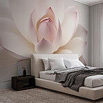 Wall murals Delicate petals, softly unfolding beauty