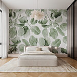 Wall murals Nature's delicate green patterns abound.