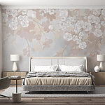 Wall murals White flowers on a branch