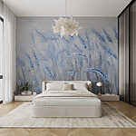 Wall murals Serene fields in soft hues.