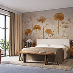 Wall murals Peaceful bouquet of delicate blossoms