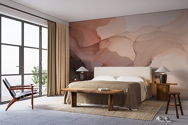 Soft hues blending in harmony Wall murals Soft hues blending in harmony