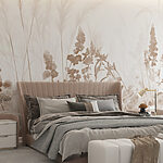 Wall murals Serene botanical composition in soft tones