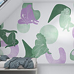 Wall murals Group of women sitting and posing