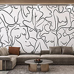 Wall murals Group of women's body parts