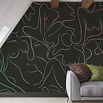 Wall murals Group of women's body