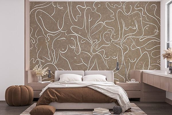 Group of women's figures Wall murals Group of women's figures