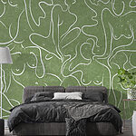 Wall murals Drawing of a group of women
