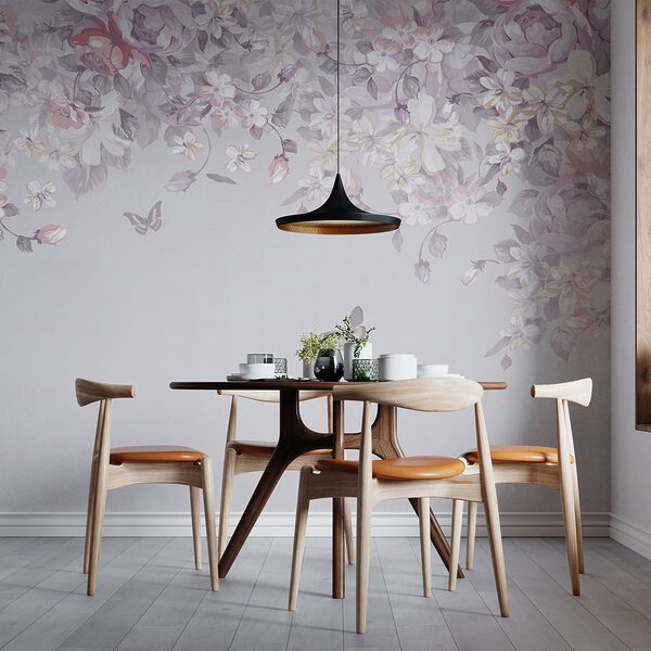 Butterfly flying in the air Wall mural Butterfly flying in the air