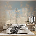 Wall murals Delicate blooms in dreamy light