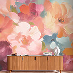 Wall murals Painting of flowers