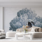 Wall murals Delicate blooms in soft hues