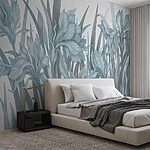Wall murals Delicate petals in soft hues