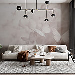 Wall murals Group of butterflies flying