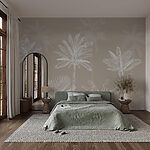 Wall murals Group of palm trees
