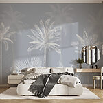Wall murals Group of palm trees