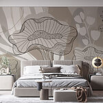 Wall murals Drawing of flowers and plants