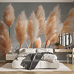 Wall murals Group of fluffy plants