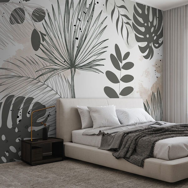 Nature-inspired botanical illustration designs Wall murals Nature-inspired botanical illustration designs