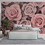Wall murals Group of pink roses