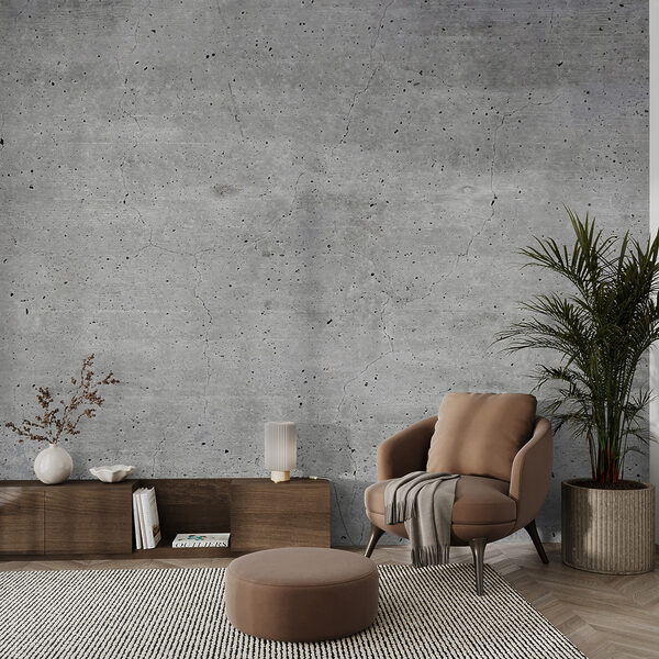 Textured gray concrete wall surface Wall mural Textured gray concrete wall surface