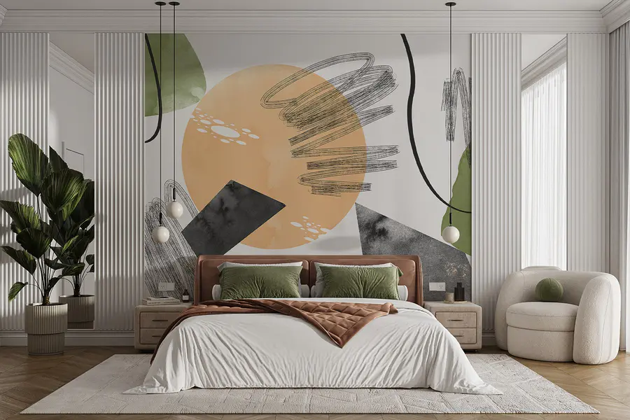 Wall mural Zigzag joy (SKU: w00883)