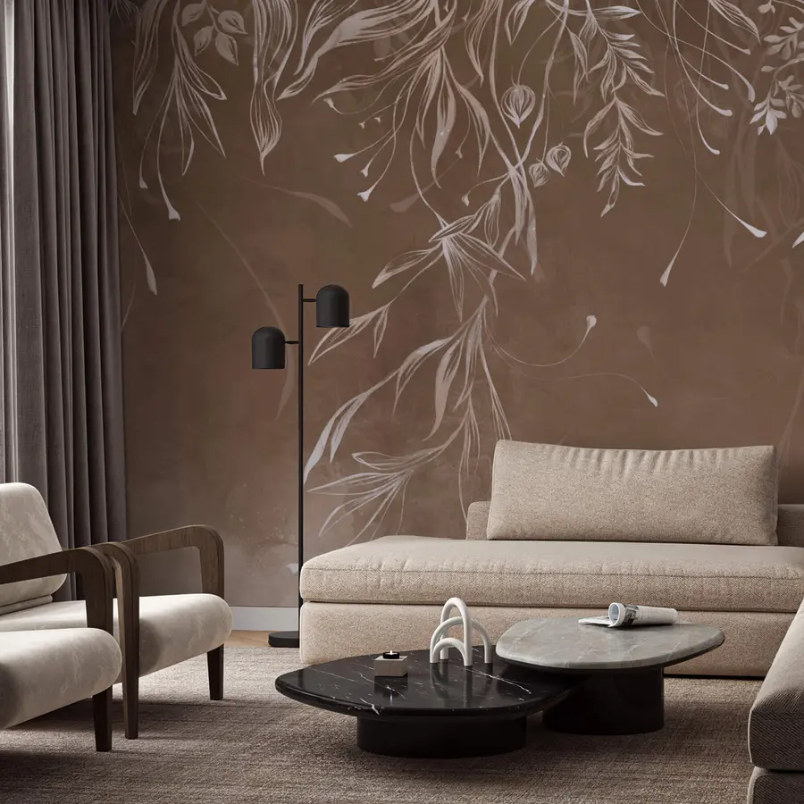 Wall mural Graceful trailing branches (SKU: t00103)